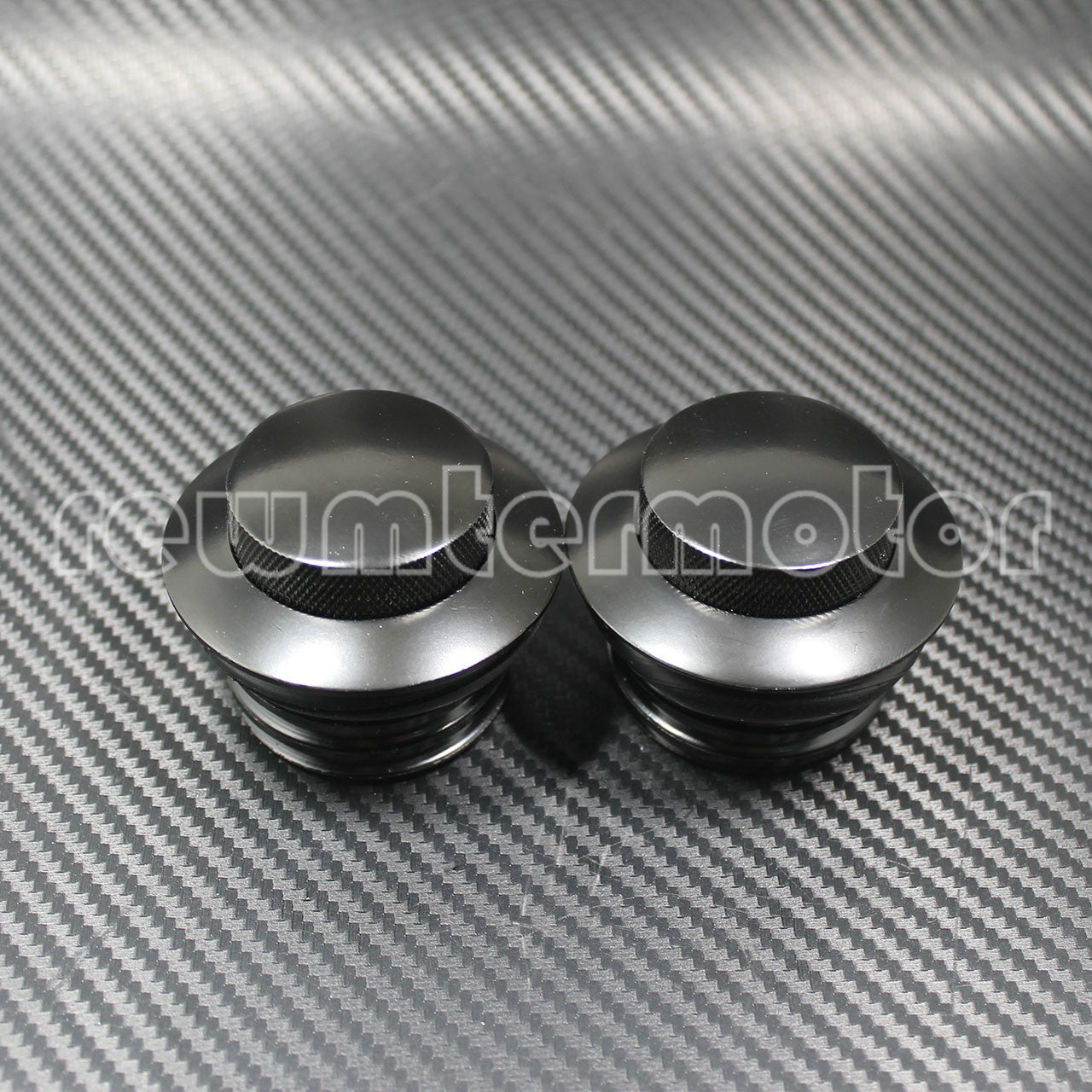 2pcs Motorcycle Vented Screw-in Fuel Tank Gas Cap Fit for Harley Dyna 1982-up Q