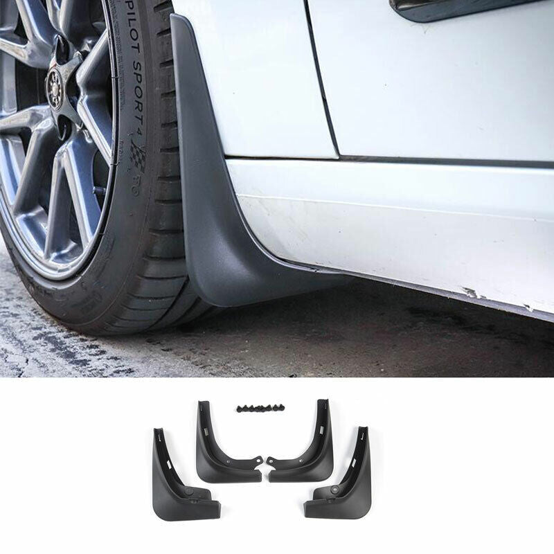 for Tesla Model 3 2017-2023 black Mud Flaps Splash Guards Fender Car Mudguard 4x