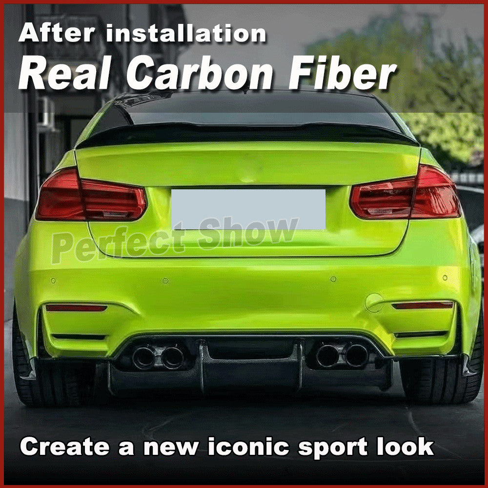 4PCS Rear Bumper Diffuser Lip Splitters Fit for BMW F80 M3 F82 F83 M4 2014-2019