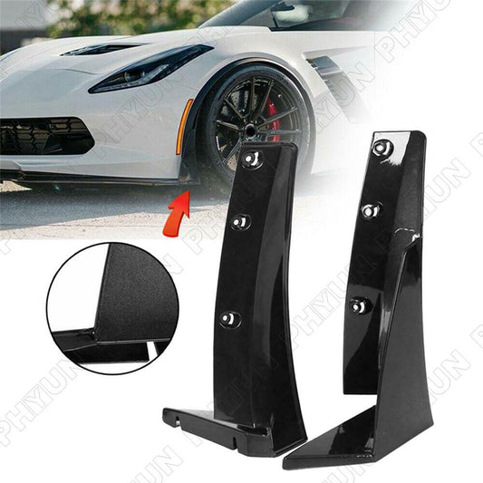 Front Splitter Extension Winglet For 14-19 for Chevrolet for Corvette C7 Z06 Z07 Stage 3 Q