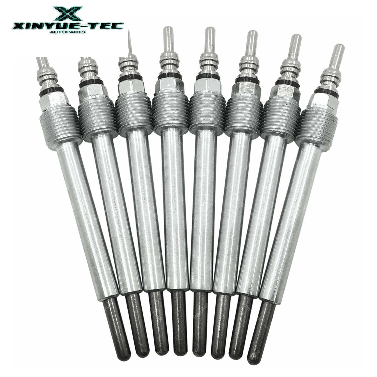 8Pcs Glow Plugs Fits 6.4L Diesel for Ford International Truck Glowplug