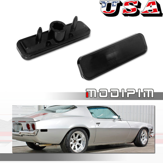 For 70 - 77 for Camaro smoked lens front and rear marker light housing - v