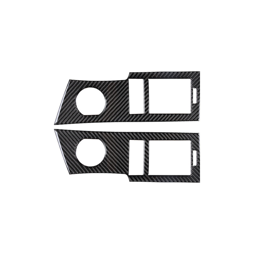 Suitable for 17+for Honda CRV carbon fiber style rear windshield wiper rear cover decoration- v