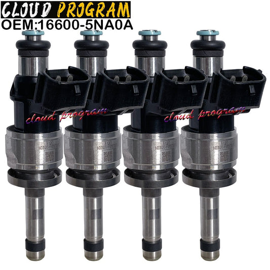 4PCS Fuel Injector 16600-5NA0A for 2018-2023 INissan nfiniti QX50 Altima 2.0L v