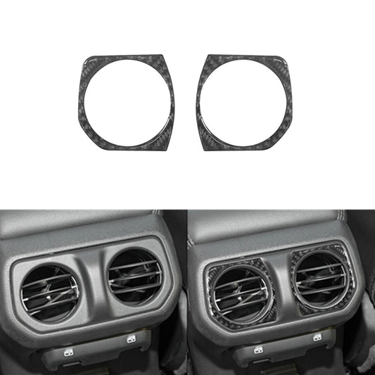 Carbon Fiber Rear Vent Frame Cover for Jeep for Wrangler JL 2018+ Gladiator 2020+