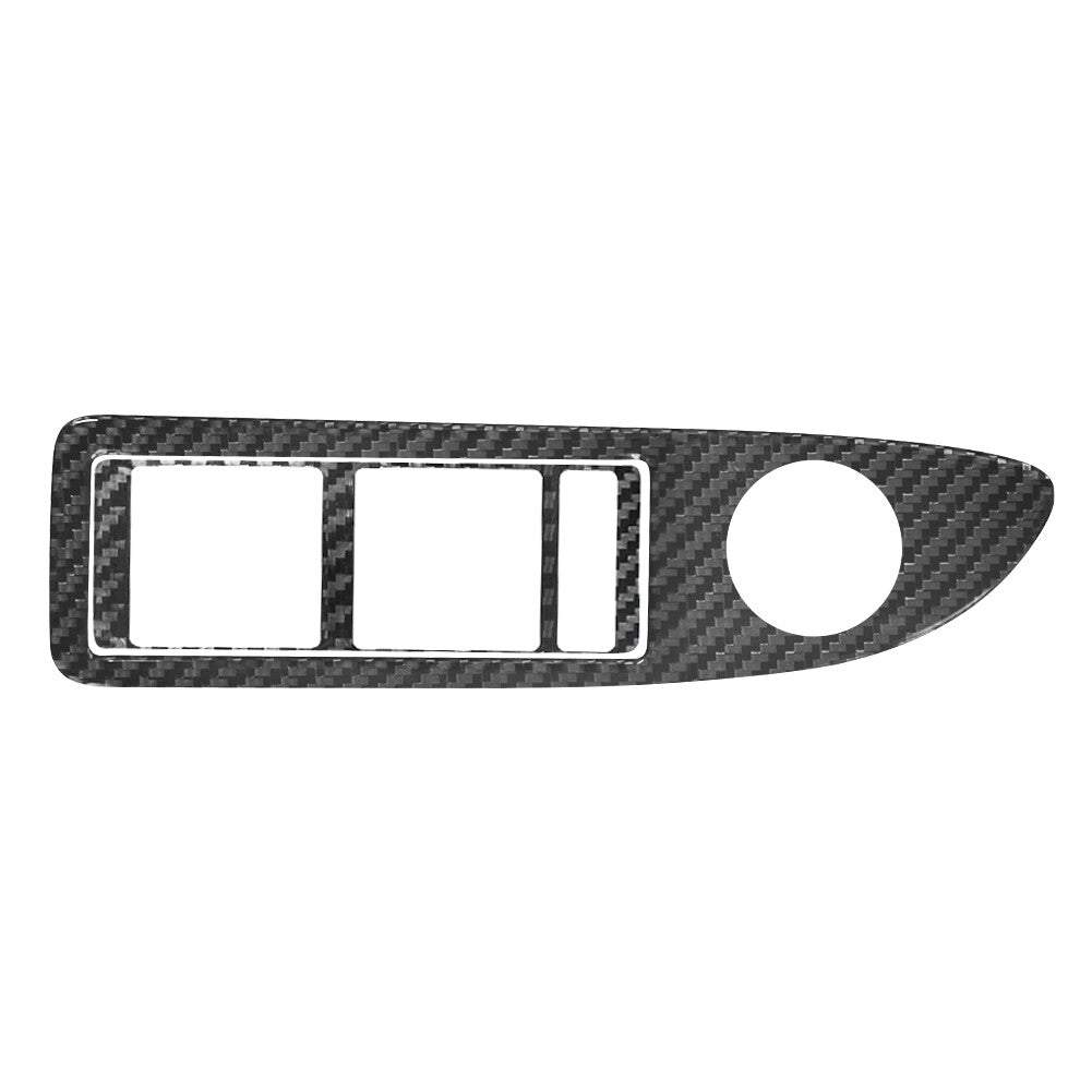 For CLA GLA Carbon Fiber Interior Center Cup Holder Cover Trim v