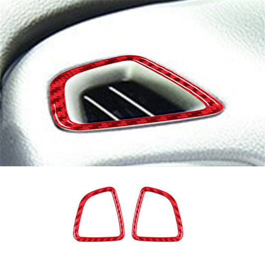 2Pcs Red Air Vents Frame Trim Cover for Chevrolet Colorado / for GMC for Canyon 2015-2022