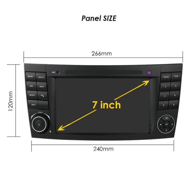 Android 10 GPS Stereo Radio Carplay 7 inch for Mercedes-Benz E-Class W211 E320 E
