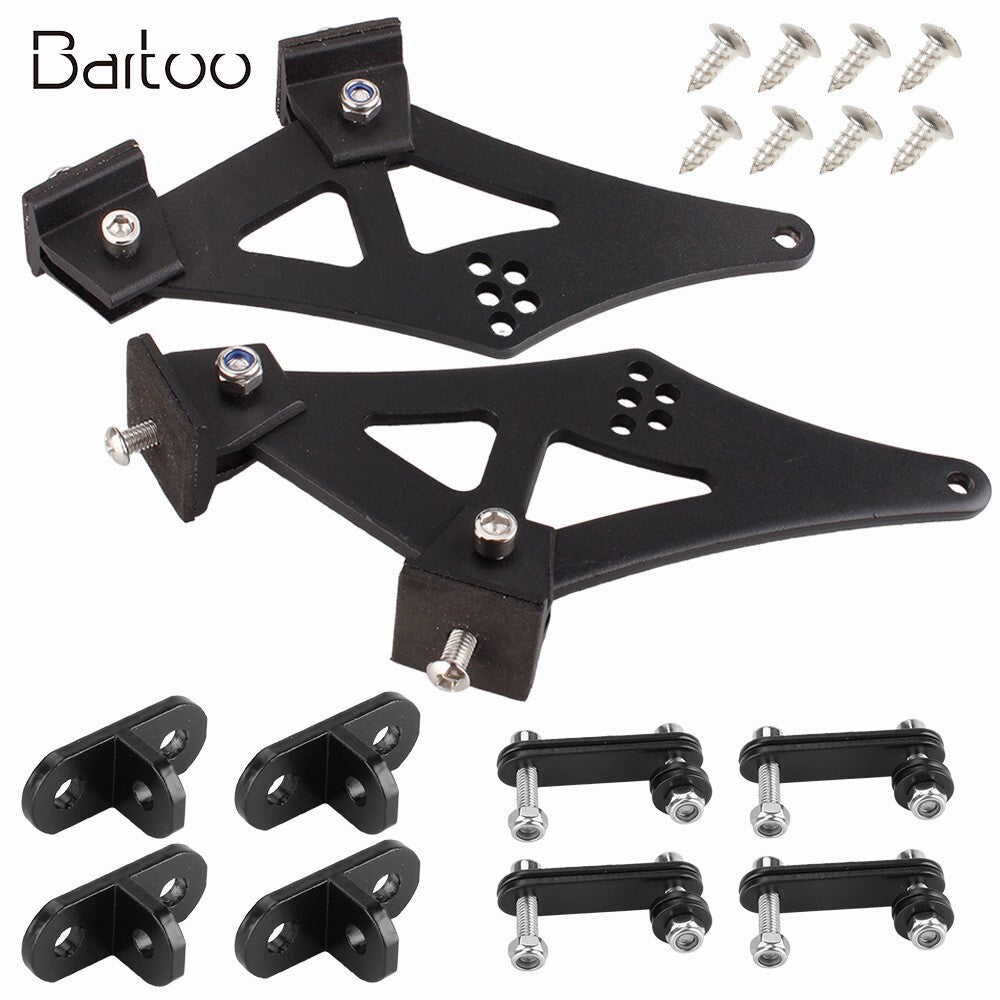 Rear Wing Trunk Tail Spoiler Mount Brackets 5 Universal Car CNC Aluminum Alloy Q