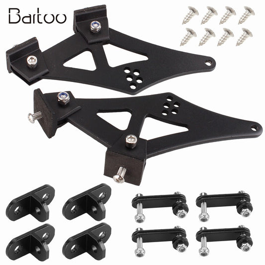 Rear Wing Trunk Tail Spoiler Mount Brackets 5 Universal Car CNC Aluminum Alloy Q