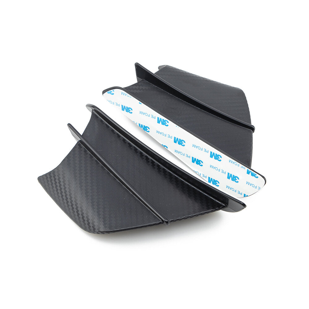 Motorcycle Matte Carbon Fiber Winglets Air Deflector Universal for BMW for Yamaha Q
