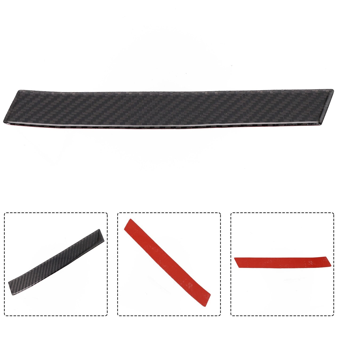 Carbon Fiber Interior Passenger Door Pull Cover Trim/for Nissan 350Z 2003-2009
