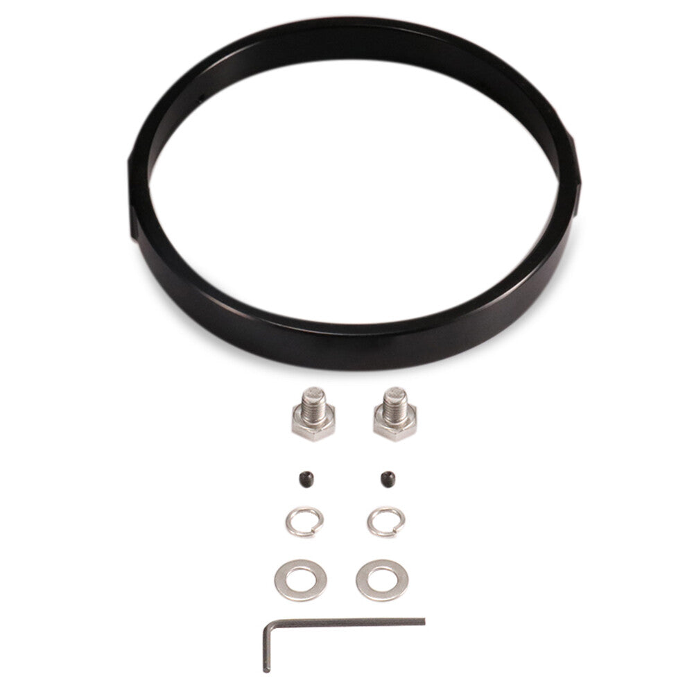 7 Headlight Visor Style Headlamp Trim Ring Bracket for Harley Motorcycle Black