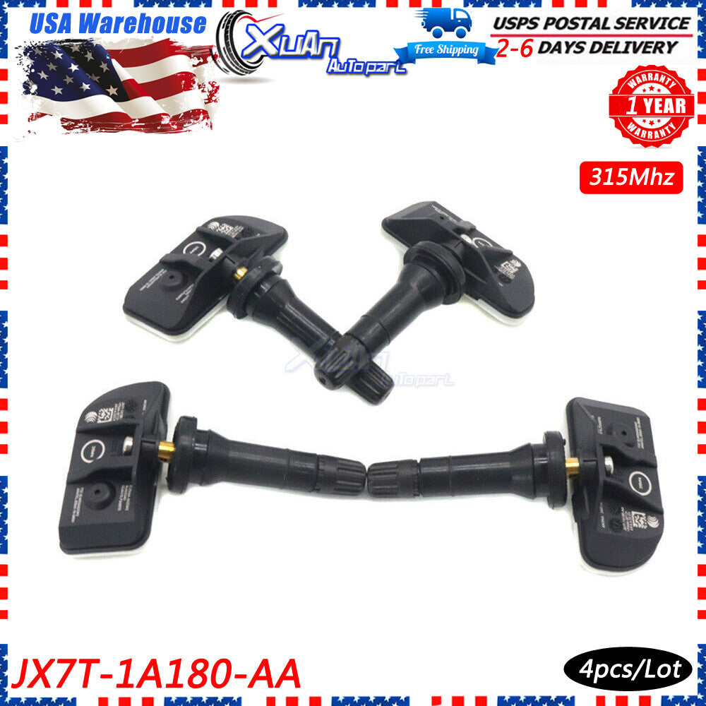 JX7Z-1A189-C is a 4-piece tire pressure sensor kit for TPMS60, operating at 315MHz. v