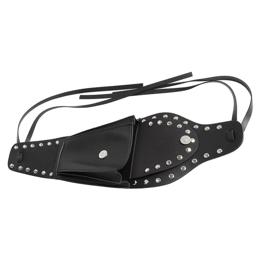 Fuel Gas Tank Cover Black Dash Console Center Pouch Bag for Harley Sportster 883 Q