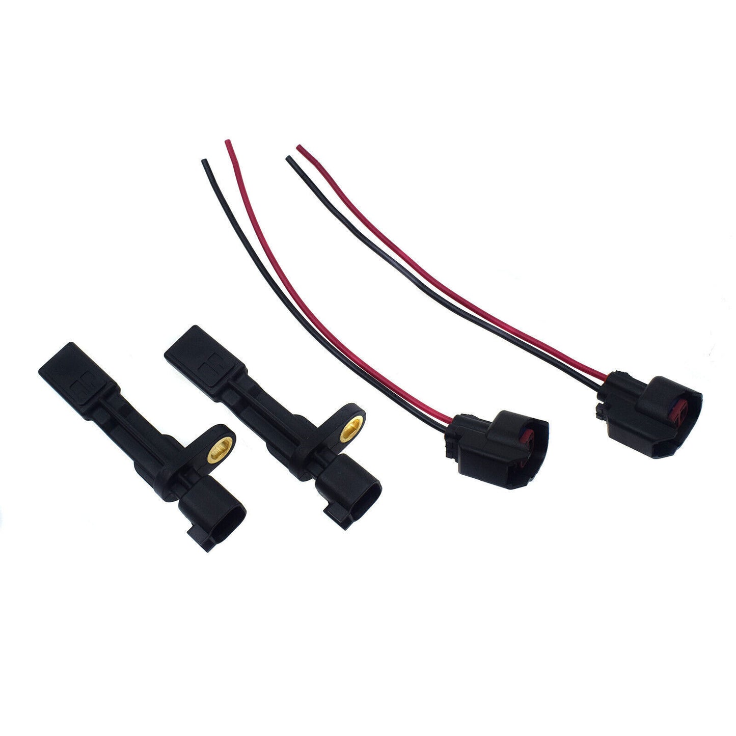 4 wheel speed sensors with plugs, rear LH right grip for Jeep for Wrangler JK Liberty for Dodge