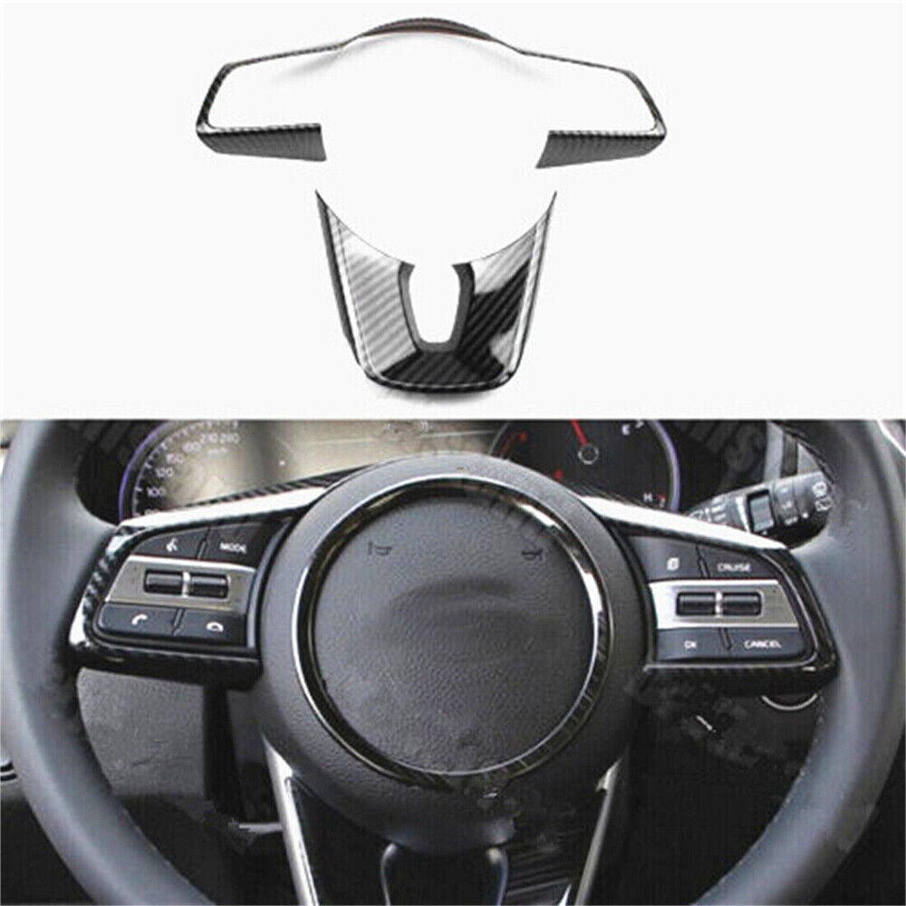 Carbon Fiber PU Rear Door Trunk Lid Tailgate Sticker for Corolla 2019-22 v