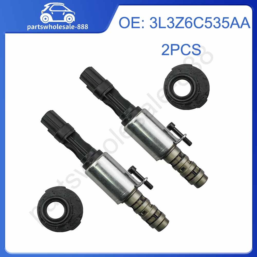 2PCS VCT Control Solenoid Valve Cover Seal Gaskets for Ford 5.4L 3L3Z6C535AA