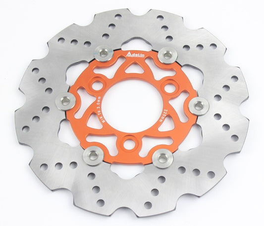 New Orange 220MM Adelin Float Disc Brake Rotor for Honda Ruckus Bike 58MM 70MM