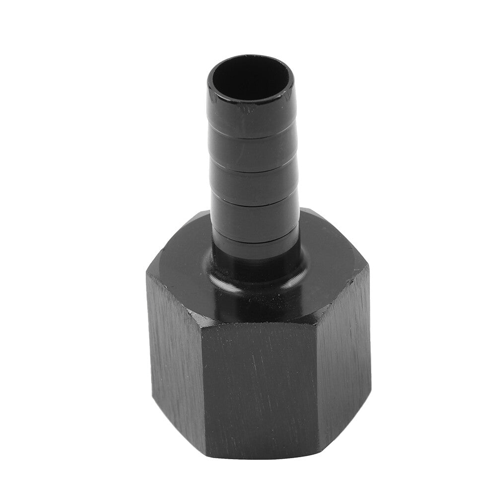 AN8 Female to 3/8 Hose Barb Fuel Line Push On Straight Swivel Fitting Adapter