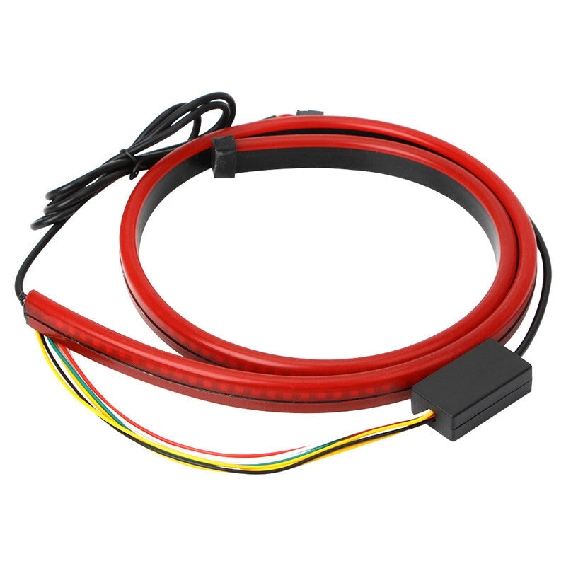 Car 144 Red LED Centre High Mount Third Stop Brake Light Bar Signal Flowing Lamp