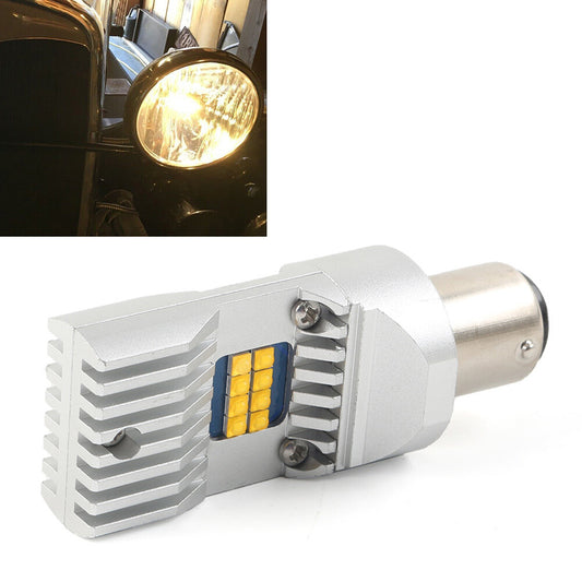 LED Headlight Bulb 6-Volt Or 12-Volt for Ford Model A Model T BA15D
