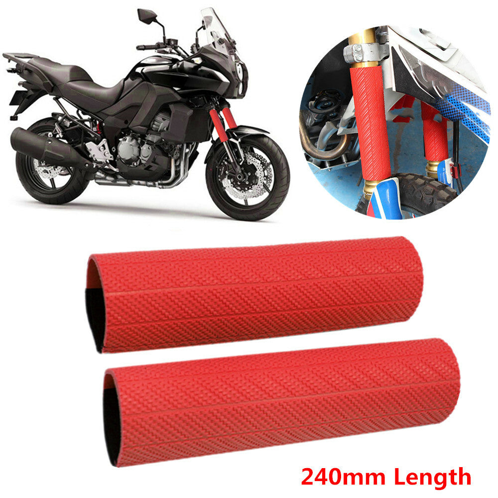 24cm motorcycle/bicycle fork rubber dust cover boots waterproof - n