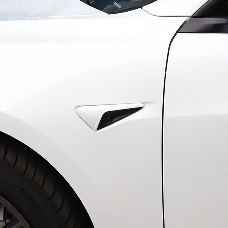 Carbon fiber ABS side camera cover trim for Model Y 3 XS 2PCS n