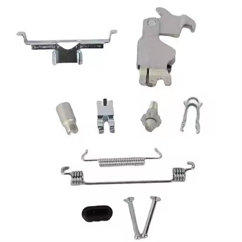 Parking brake shoes and accessory fastener kit for Maserati Ghibli Quattroporte Q