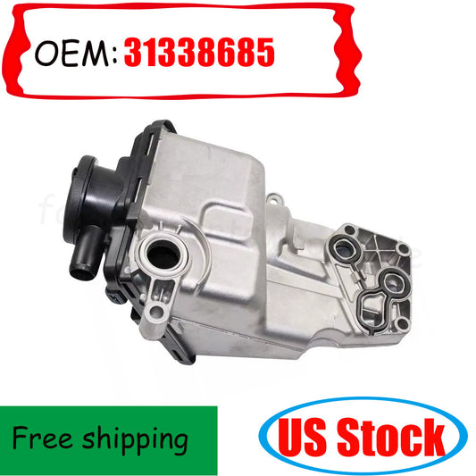 31338685 Aluminum oil filter suitable for Volvo S40, V50, S60, V60, XC60, XC70, C30, 2.4L, 2.5L models. n
