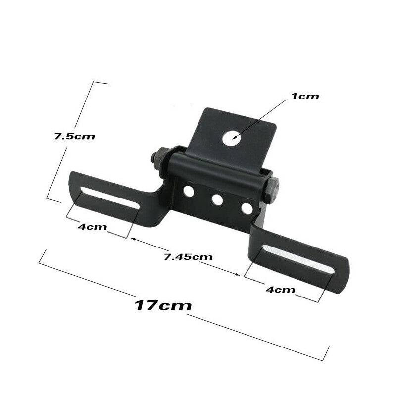 Aluminum alloy motorcycle license plate bracket/taillight bracket - durable installation. n