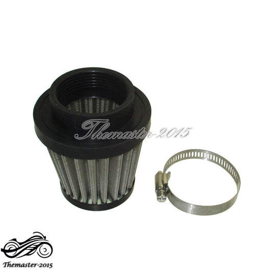 45mm Stainless Steel Air Filter For Pit Dirt Bike ATV Quad Go Kart Buggy Q