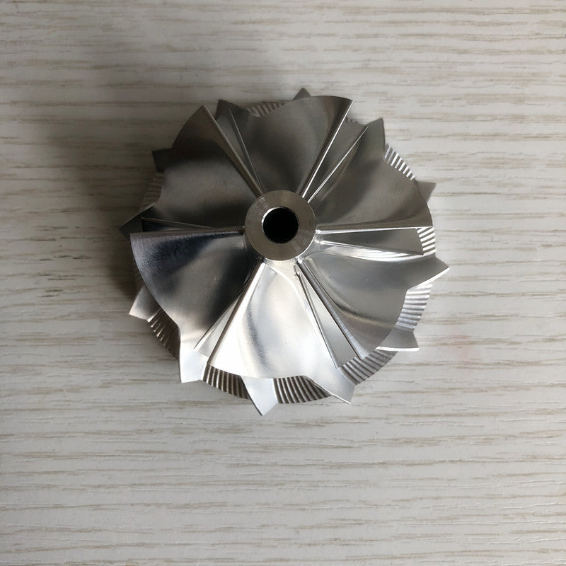 GT3576 57.00/70.98 mm 6+6 Blade High-Performance Turbine Billet Compressor Wheel