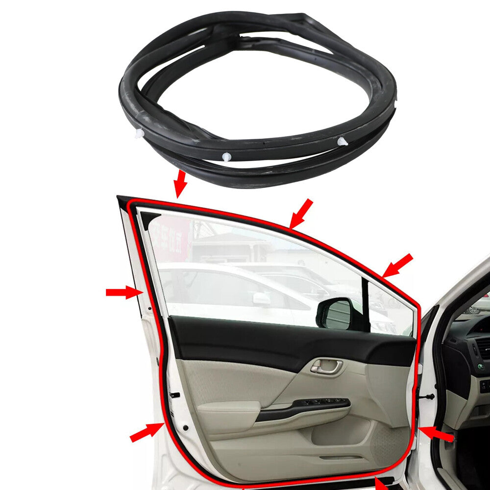 72350-TR3-A01 For 2012-2015 for Honda for Civic Sedan Front Left Door Seal Weatherstrip