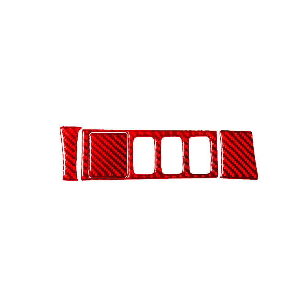 Carbon fiber style armrest button panel cover decoration suitable for 2022+modern Santa Cruz- v