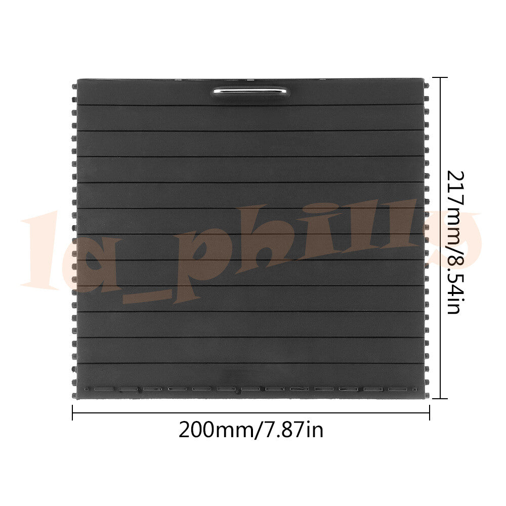 Center Console Roller Blind Cover 1666805802 For ML GL GLS GLE Class W166 Black Q