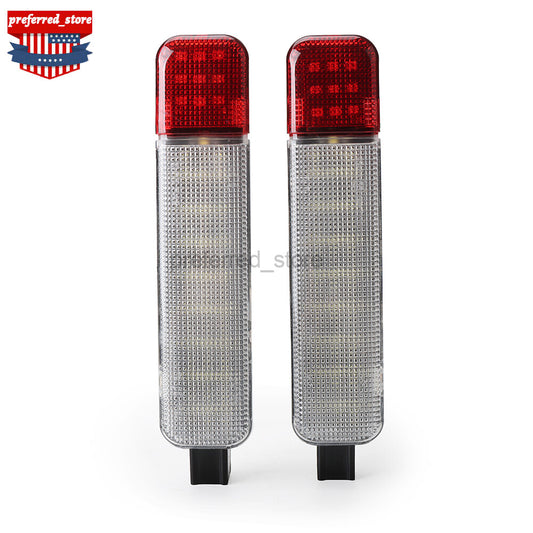 2 LED door courtesy lights for Silverado Suburban Tahoe for GMC for Sierra for Yukon - v