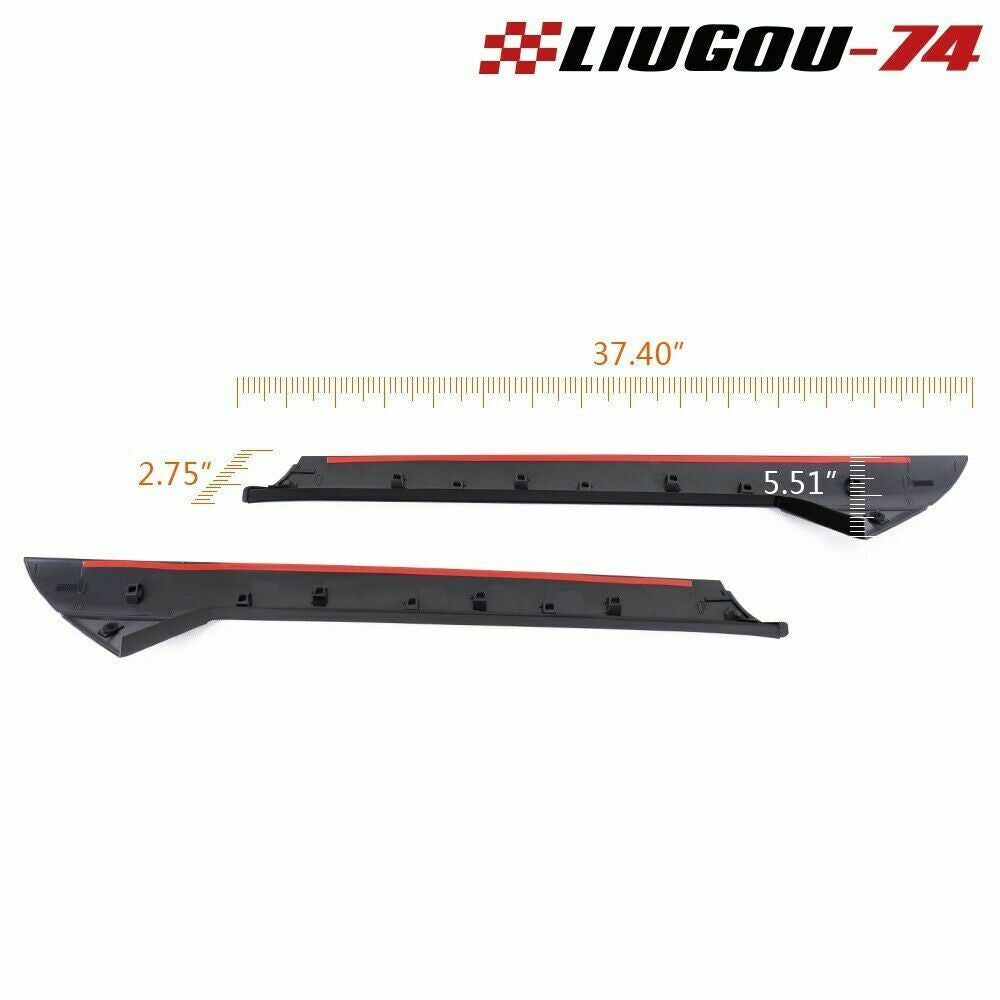 Windshield exterior pillar molding (left + right) suitable for 2011-2019  for ford  Explorers.