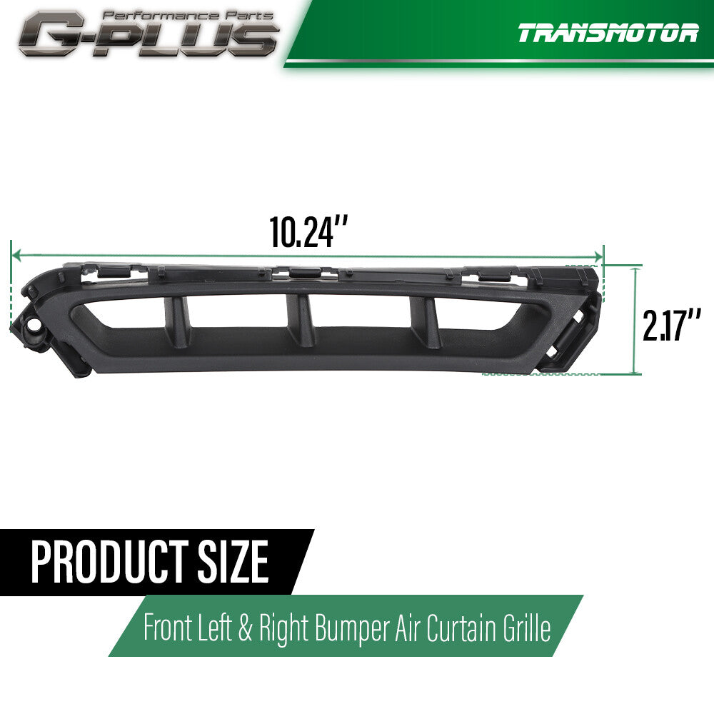 A pair of front left and right bumper air curtain grilles suitable for 19-20 for Hyundai for Elantra - v