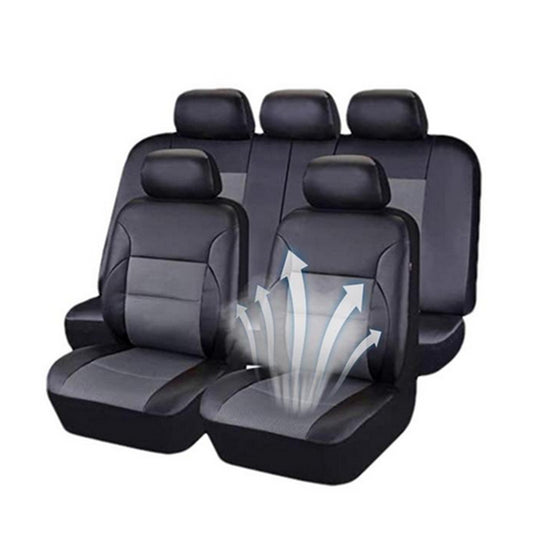 Fit for Toyota for Camry Leather Car for Seat Covers Front Rear Full Set Protectors 9pcs