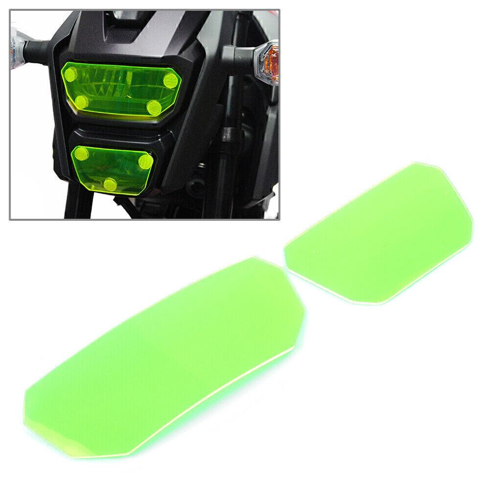 Green Headlight GuardShield Screen Lens Cover for Honda MSX125 SF 2016-2018 Q