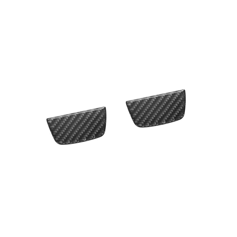 2Pcs Carbon Fiber Front Door Panel Cover Trim for Jeep for Wrangler 2007-2010 v