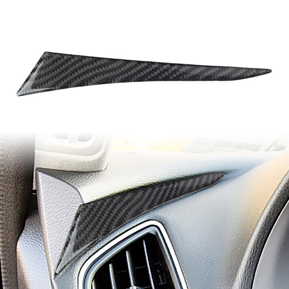Interior left dashboard sticker for Infiniti Q50 Q60 2014 - 19 Carbon Fiber - n