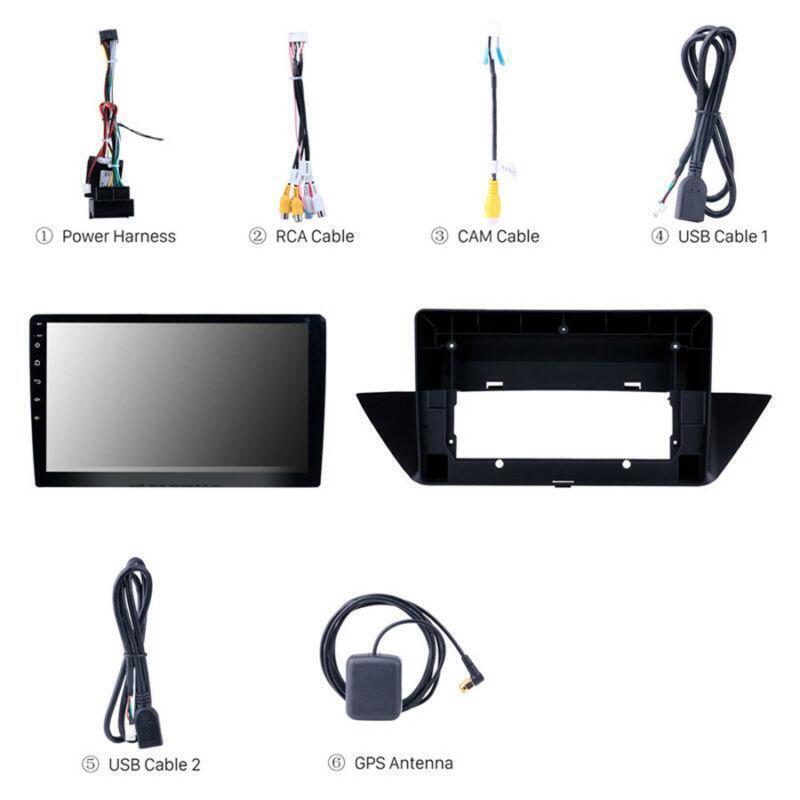 10.1 Inch WiFi Bluetooth MP3 MP5 FM GPS Head Unit Android 9.0 for BMW X1 E84