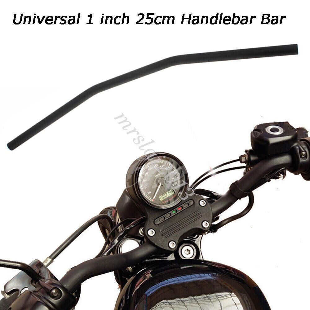 Motorcycle Handlebars 25mm 1 Drag Bars Flat for Harley Street / Off Road Racer Q