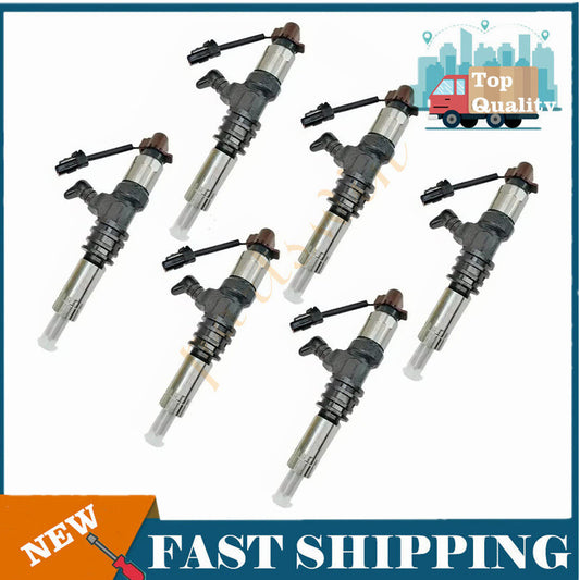 6-pack diesel fuel injectors 095000-5450 suitable for 6M60 Fuso ME302143- n