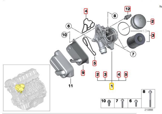 One oil cooler module kit is suitable for E90, E60, F30, F10, X5, X3, X4, 130i, 125i, and 325i. n