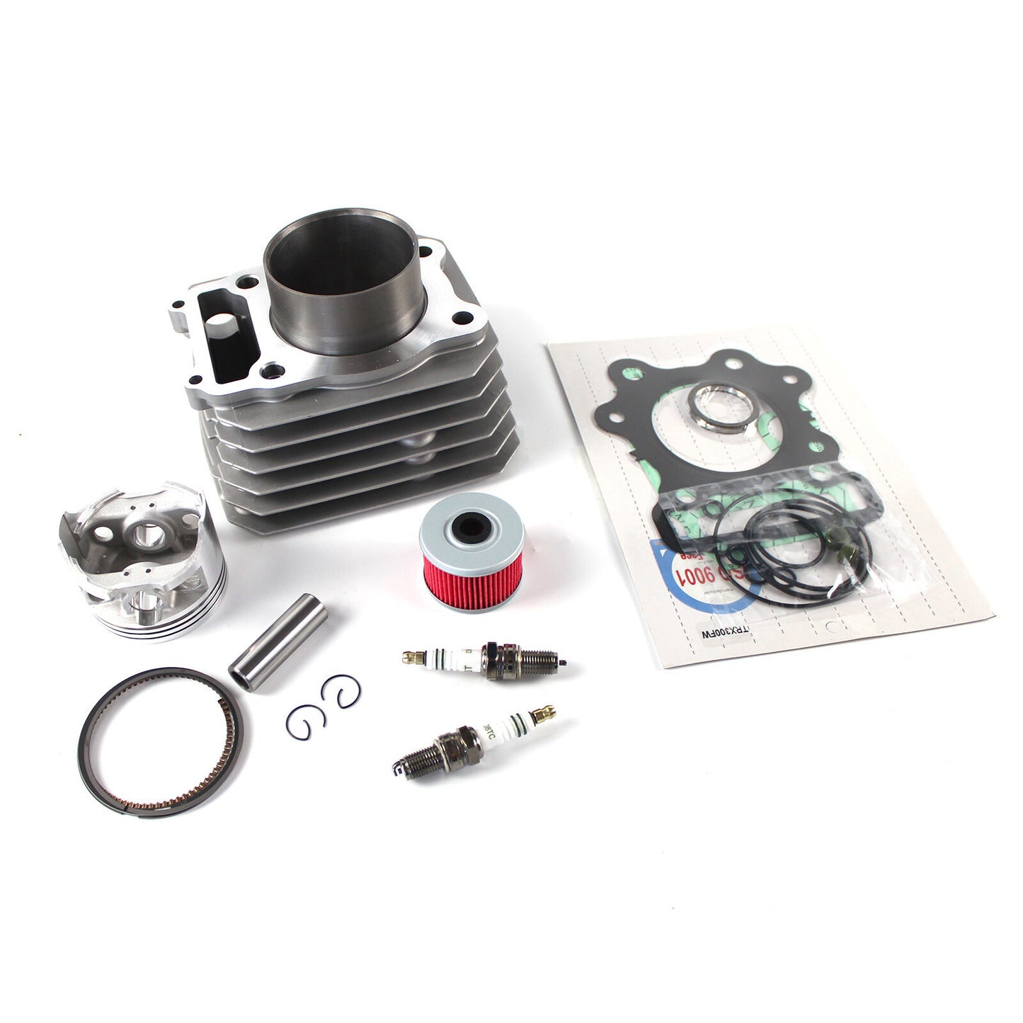 Cylinder Top End Rebuild Kit Fit for Honda TRX 300 Fourtrax FW 4x4 2x4 1988-2000