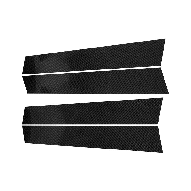 Carbon Fiber 4 Door Handle Frame Interior Cover Trim for VW for Passat 2006-2010 v