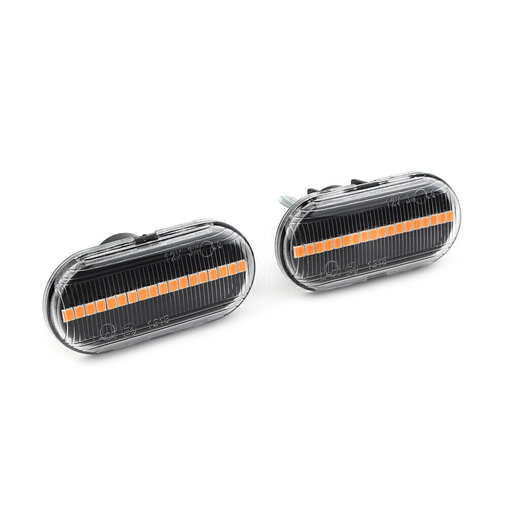 Clear Dynamic LED Side Marker Turn Signal Lamp Fit for Benz W453 C453 for Smart Fortwo